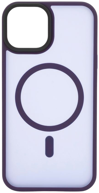 Панель Evelatus Hybrid Case With MagSafe PC+TPU для Apple iPhone 14 Deep Purple (4752192082833) - зображення 1