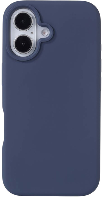 Панель Evelatus Premium MagSafe Soft Touch Silicone Case для Apple iPhone 16 Midnight Blue (4752192090630) - зображення 1