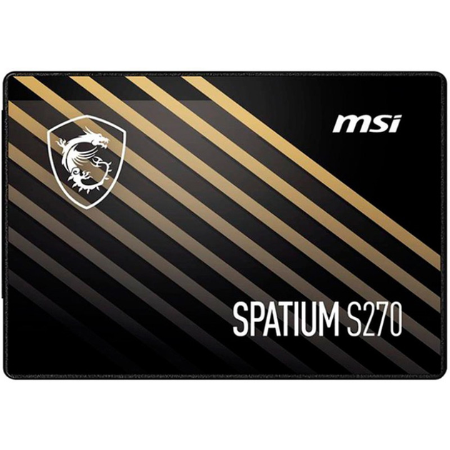 Накопичувач SSD 480GB MSI Spatium S270 2.5" SATAIII 3D TLC 11862 - изображение 6
