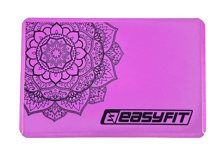 Блок для йоги EasyFit EVA з малюнком фіолетовий 4701772 - Фото 2 Блок для йоги EasyFit EVA з малюнком фіолетовий 4701772 - зображення 2