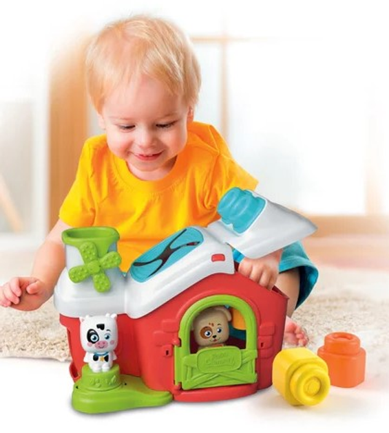 Zabawka dla niemowląt Clementoni Soft Clemmy touch & play Farma sensoryczna 17993 (8005125179930) - obraz 4