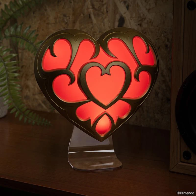 Lampka Paladone The Legend of Zelda Heart Container 21.6 cm (5056577737950) - obraz 4