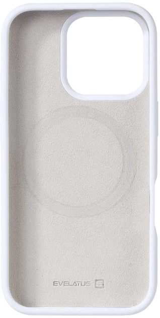 Etui Evelatus Premium MagSafe Soft Touch Silicone Case do Apple iPhone 13 Pro Max White (4752192062361) - obraz 2