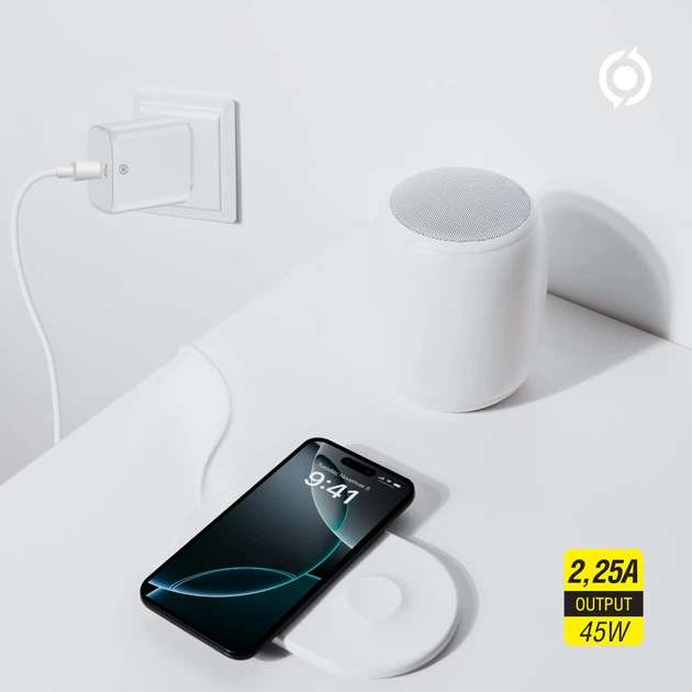 Сетевое зарядное устройство Piko TC-PD451 USB Type-C PD3.0 QC3.0 45 Вт GaN White (1283126597770) - Фото 5 Сетевое зарядное устройство Piko TC-PD451 USB Type-C PD3.0 QC3.0 45 Вт GaN White (1283126597770) - изображение 5