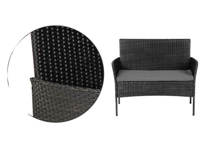 Zestaw mebli ogrodowych ModernHome by Multistore stół, 2x fotel, ławka (5903769971589) - obraz 4