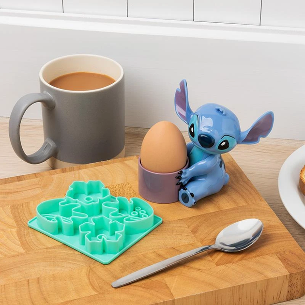 Podstawka do jajka i foremka do tostów Paladone Disney Stitch (5056577733709) - obraz 5