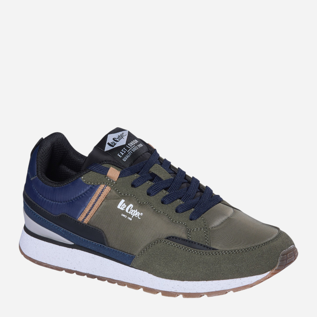 Чоловічі снікери Lee Cooper LCW-25-03-3383M 43 28.7 см Хакі (5904292177349) - зображення 2