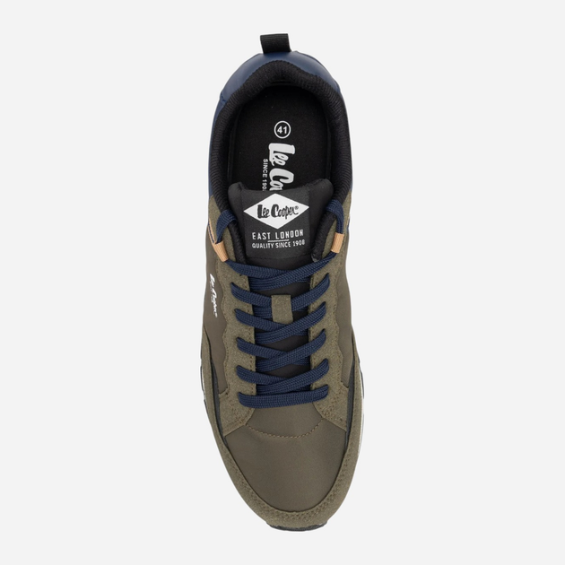 Sneakersy męskie Lee Cooper LCW-25-03-3383M 41 27.3 cm Khaki - obraz 5