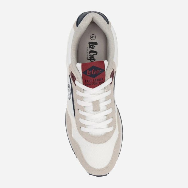 Чоловічі снікери Lee Cooper LCW-25-03-3388M 42 28 см Білі (5904292177684) - зображення 5