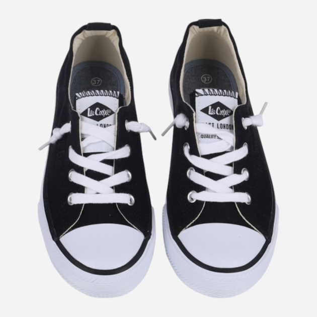 Жіночі кеди низькі Lee Cooper LCW-25-02-3299L 38 24.8 см Чорні (5904292159031) - зображення 4