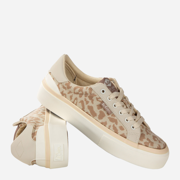 Жіночі кеди низькі Lee Cooper LCW-25-02-3330L 41 26.8 см Бежеві (5904292163465) - зображення 6