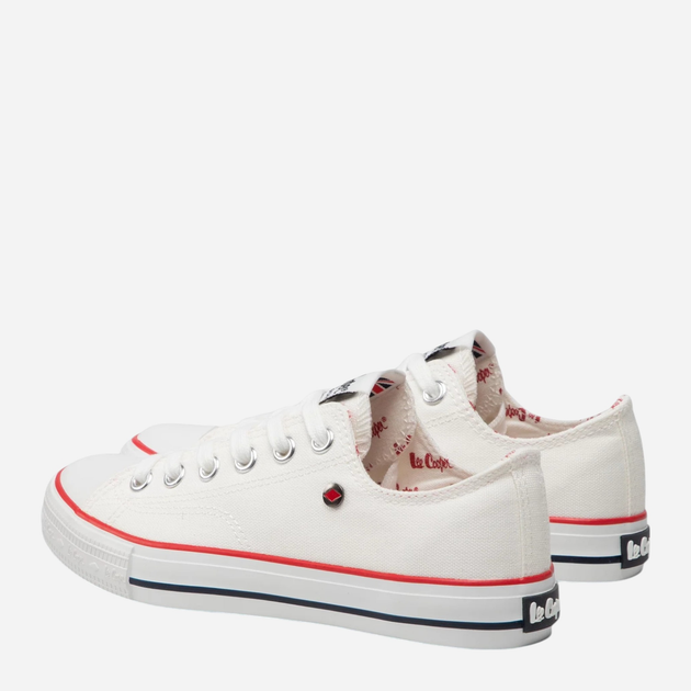 Жіночі кеди низькі Lee Cooper LCW-22-31-0875L 37 24 см Білі (5904292106066) - зображення 3
