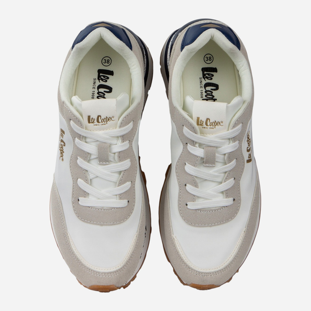 Sneakersy damskie Lee Cooper LCW-25-03-3365L 37 24.7 cm Białe - obraz 5