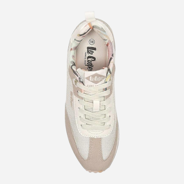 Sneakersy damskie Lee Cooper LCW-25-03-3376L 41 27.3 cm Beżowe - obraz 4
