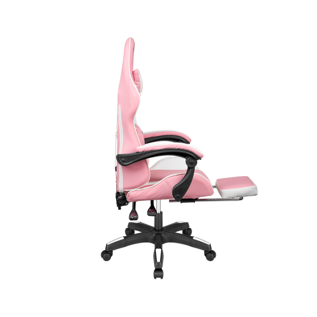 Ігрове Геймерське Крісло Kruger&Matz GX-150 біло-рожевий KM0790-P - изображение 6