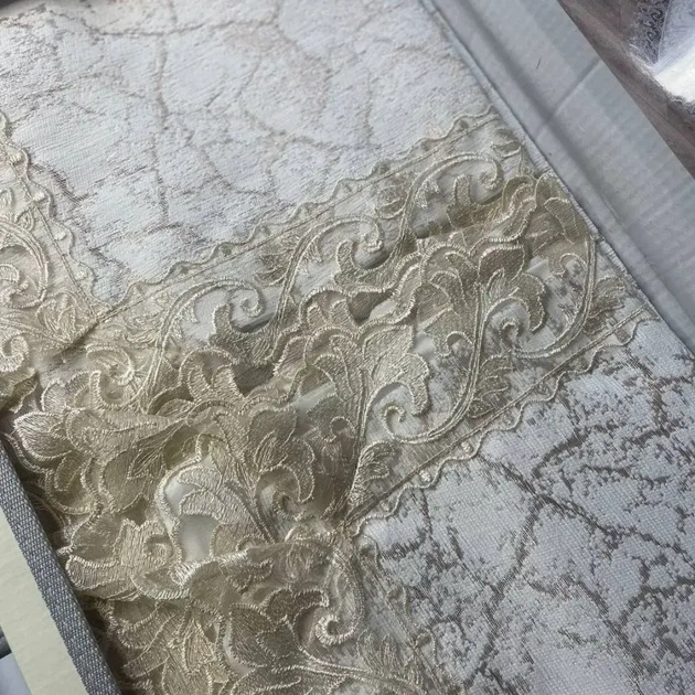 Покрывало с наволочками Kubra Eliza 240x260 см Bej Бежевый - Фото 3 Покрывало с наволочками Kubra Eliza 240x260 см Bej Бежевый - изображение 3