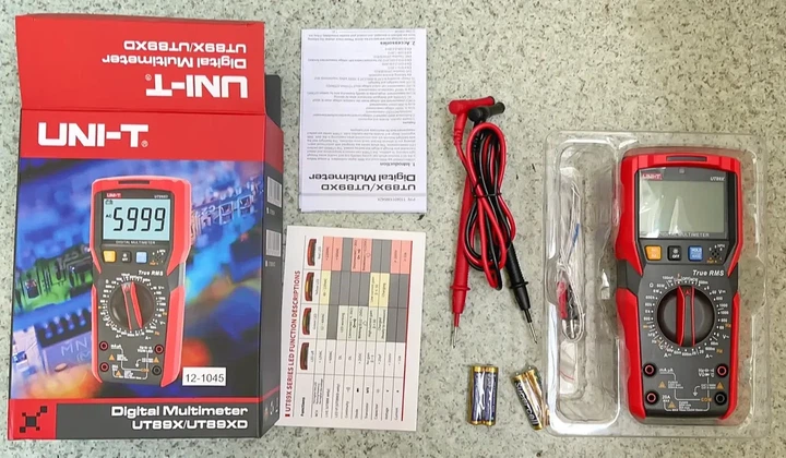 Цифровой мультиметр UNI-T UT-89X (+ термопара) - Фото 3 Цифровой мультиметр UNI-T UT-89X (+ термопара) - изображение 3