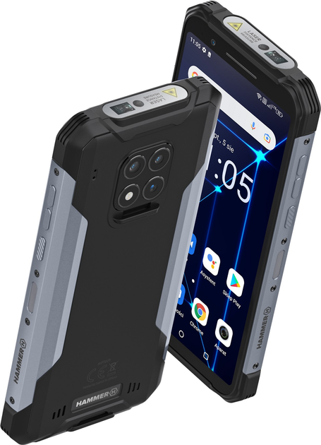 Smartfon Hammer Construction 6/128GB Black (TEL000826) - obraz 8