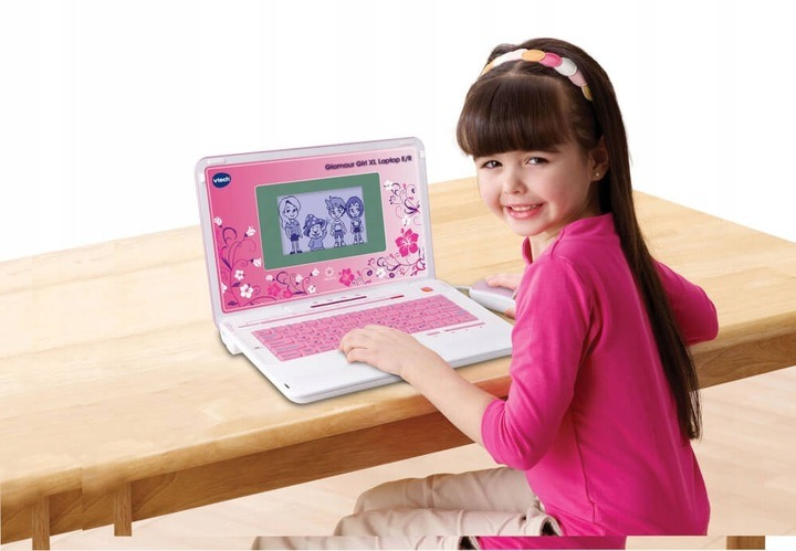 Laptop edukacyjny Vtech Glamour Girl XL (Język ‎Niemiecki) 80-117964 (3417761179642) - obraz 3