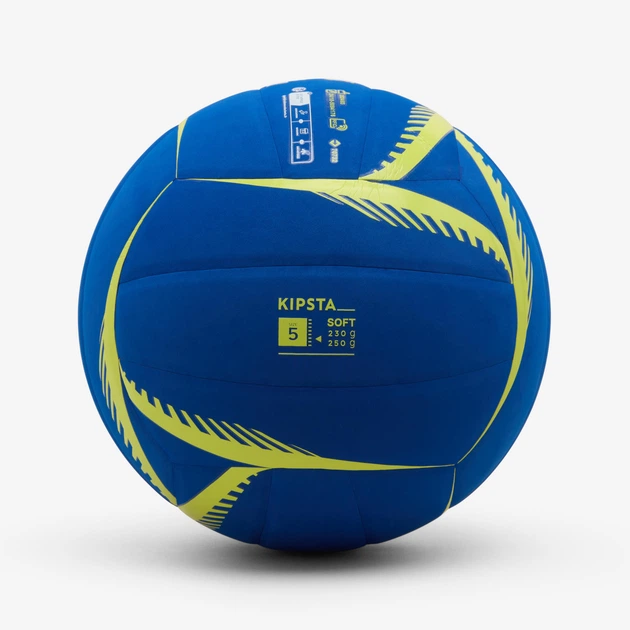 М'яч волейбольний VB500 Soft синій/жовтий - Фото 6 М'яч волейбольний VB500 Soft синій/жовтий - изображение 6