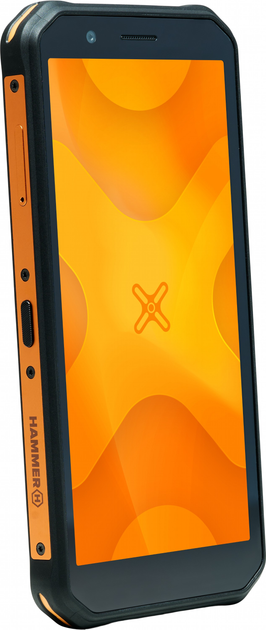 Мобільний телефон Hammer Energy X 4/64GB Black-Orange (TEL000844) - зображення 4