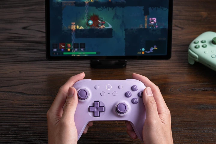 Беспроводной геймпад 8bitdo Ultimate 2C Purple с эффектом Холла для Windows 10, 11, Android, Steam Deck - изображение 6