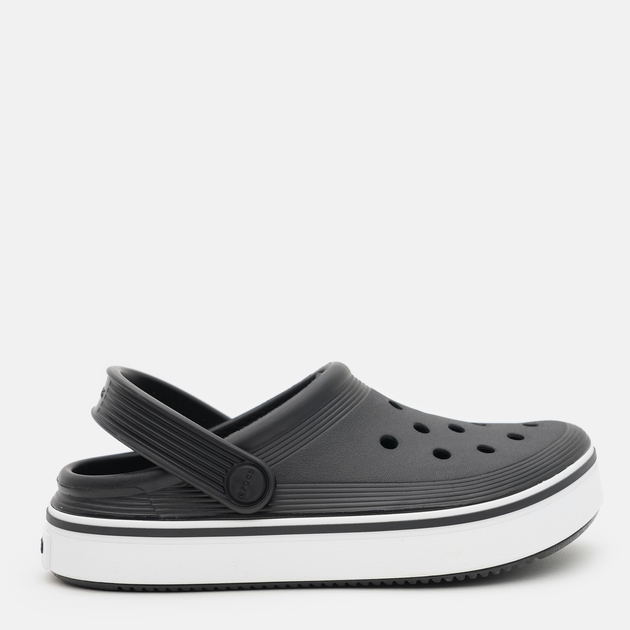 Підліткові крокси-сабо для хлопчика Crocs Off Court Clog K 208477-001 38-39 (J6) Чорні (1962653538738_196265353873) - зображення 1