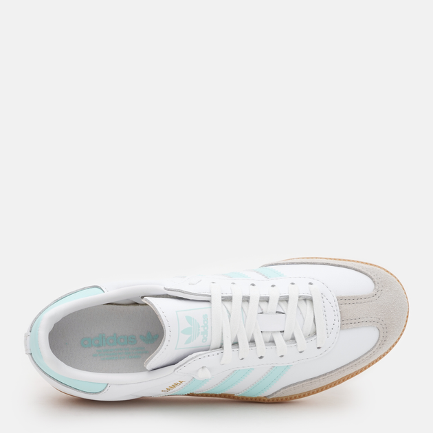 Підліткові кеди для дівчинки Adidas Originals Samba Og J JP5481 40 Ftwwht/Seflaq/Gum3 (4067904603160) - зображення 5