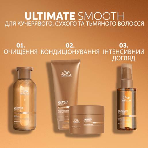 Концентрированная сыворотка для волос Wella Professionals Ultimate Smooth Miracle Oil Serum на основе масла 3 мл (4064666945347) - изображение 3