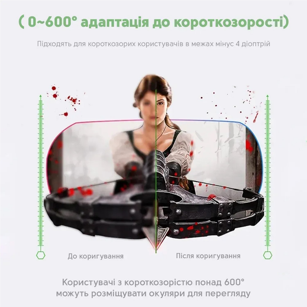 Окуляри віртуальної реальності Inspire VR Park з джойстиком Terios T3 Black (VR-Park) - зображення 7