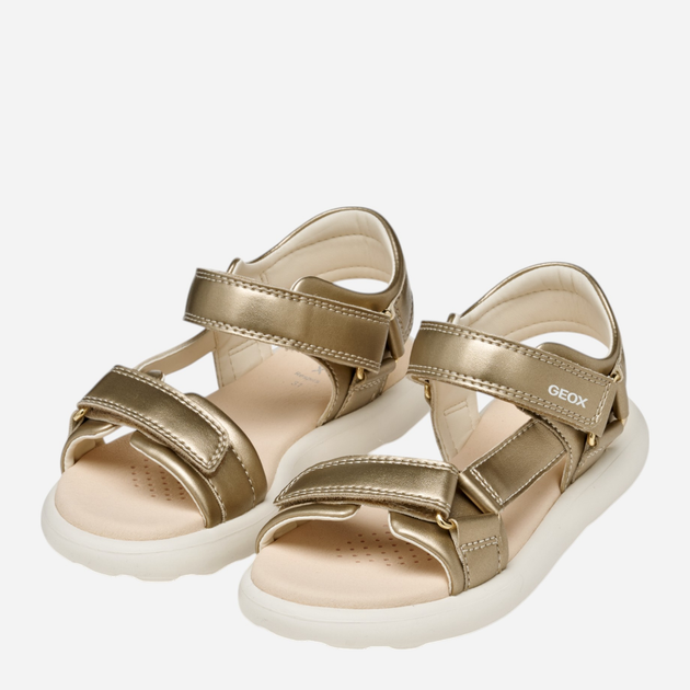 Підліткові сандалії для дівчинки Geox J Sandal Puffypop Gi J55MSC000BC-C2012 39 Золотисті (8058192244667) - зображення 7