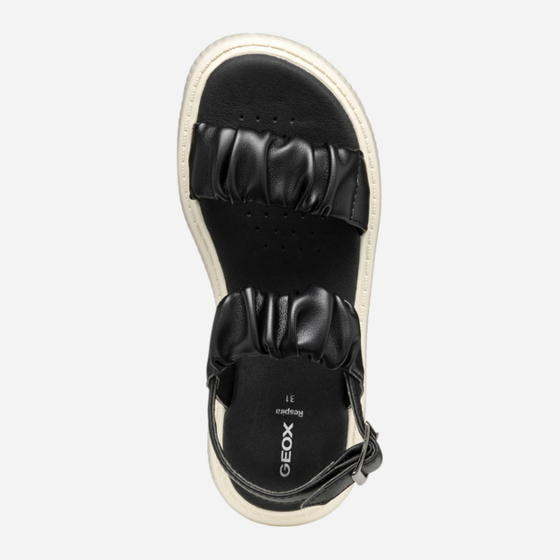 Підліткові сандалії для дівчинки Geox J Sandal Kodette Gir J55DBB000BC-C9999 36 Чорні (8058192266324) - зображення 8