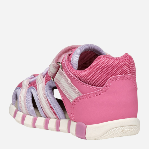 Sandały dziecięce dla dziewczynki Geox B Sandal Iupidoo Gir B5517D05014-C8F8R 21 Różowe (8058192241222) - obraz 6