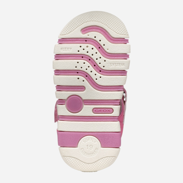 Дитячі сандалії для дівчинки Geox B Sandal Iupidoo Gir B5517D05014-C8F8R 23 Рожеві (8058192241246) - зображення 9