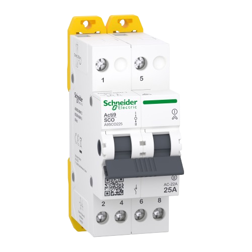 Переключатель трёохпозиционный Schneider Electric iSSW Acti9 2P 25 A 400/415 В A9SCO225 - Фото 1 Переключатель трёохпозиционный Schneider Electric iSSW Acti9 2P 25 A 400/415 В A9SCO225 - изображение 1