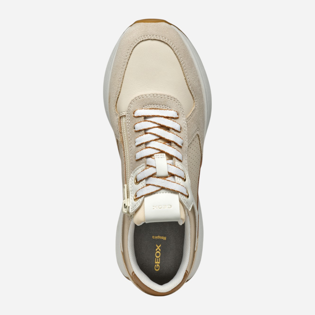 Sneakersy damskie Geox D Amabel D46MDA08522-C1SH6 39 Beżowe (8058192250033) - obraz 9