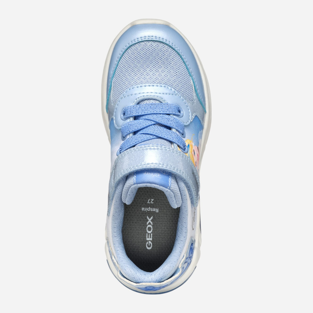 Sneakersy dziecięce dla dziewczynki świecące Geox J Fadinlight Girl J55M4C0ANKC-C4230 24 Błękitne (8058192233128) - obraz 6