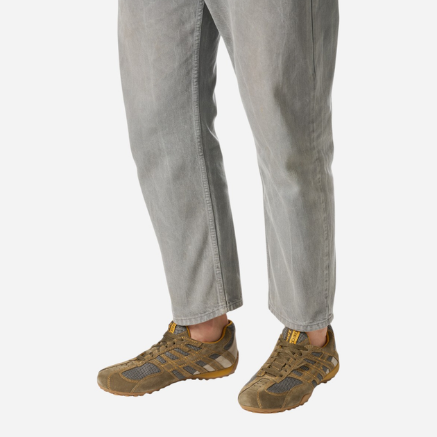 Buty sportowe męskie Geox U Snake Original U55MNA02214-C6404 44 Khaki (8058192170423) - obraz 2