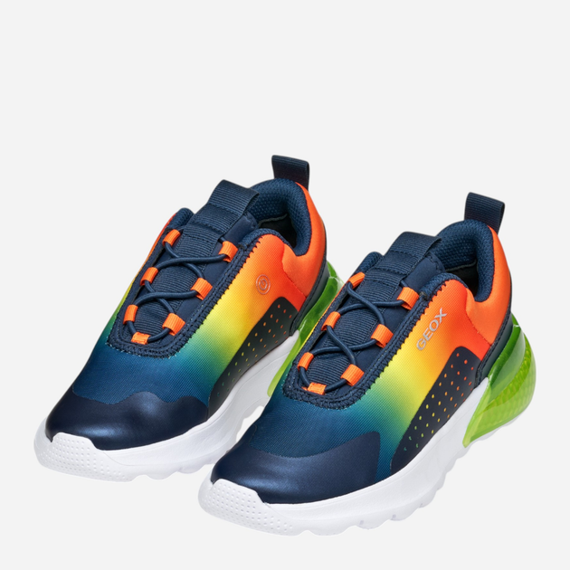 Buty sportowe chłopięce świecące Geox J Activart Illuminus J45LYA02A9J-C0749 28 Granatowe (8058192249501) - obraz 5