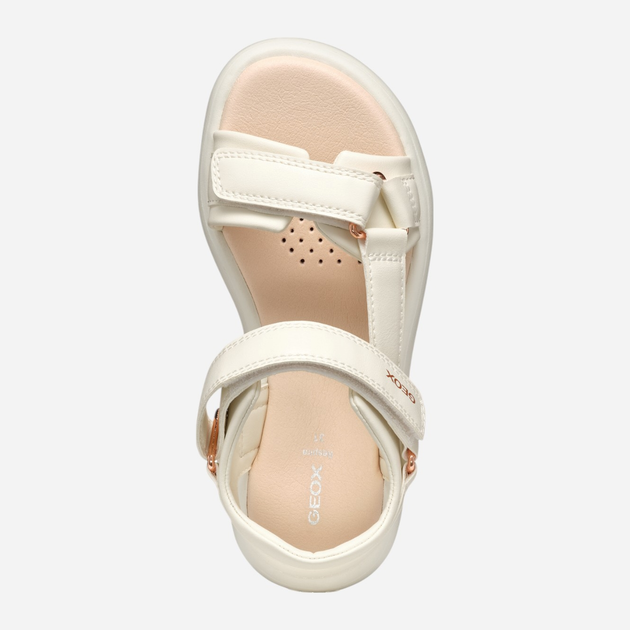 Підліткові сандалії для дівчинки Geox J Sandal Puffypop Gi J55MSC000BC-C1058 37 Білі (8058192244537) - зображення 8