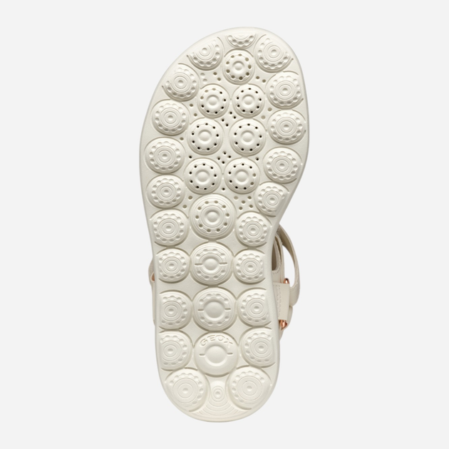 Sandały młodzieżowe dla dziewczynki Geox J Sandal Puffypop Gi J55MSC000BC-C1058 39 Białe (8058192244551) - obraz 9