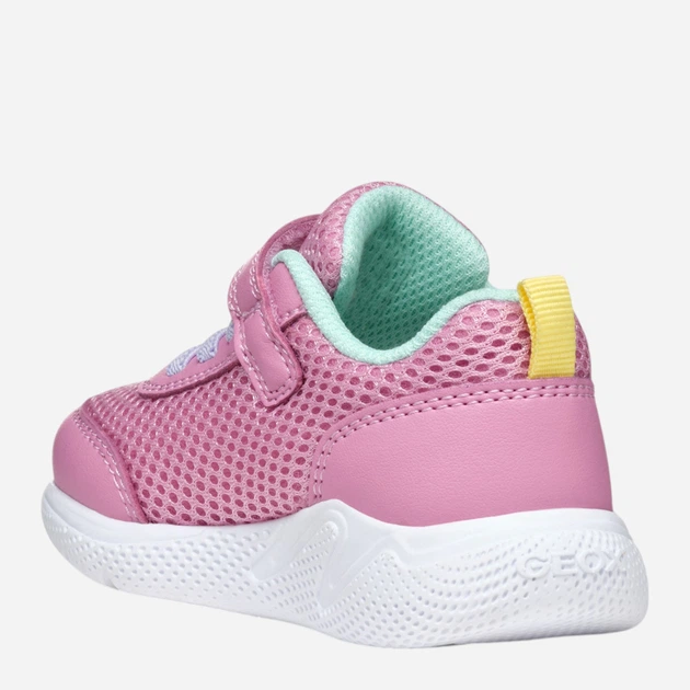 Дитячі кросівки для дівчинки Geox B Sprintye Girl B454TD01454-CE83B 27 Рожеві (8058192160523) - зображення 6