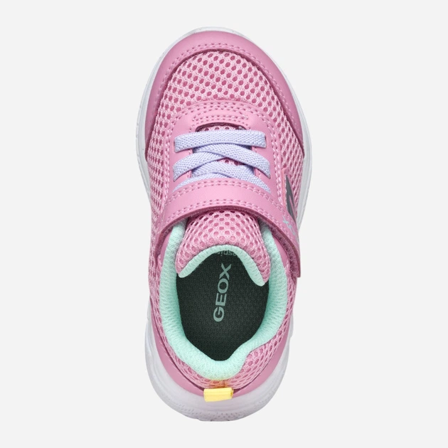 Дитячі кросівки для дівчинки Geox B Sprintye Girl B454TD01454-CE83B 22 Рожеві (8058192160479) - зображення 8