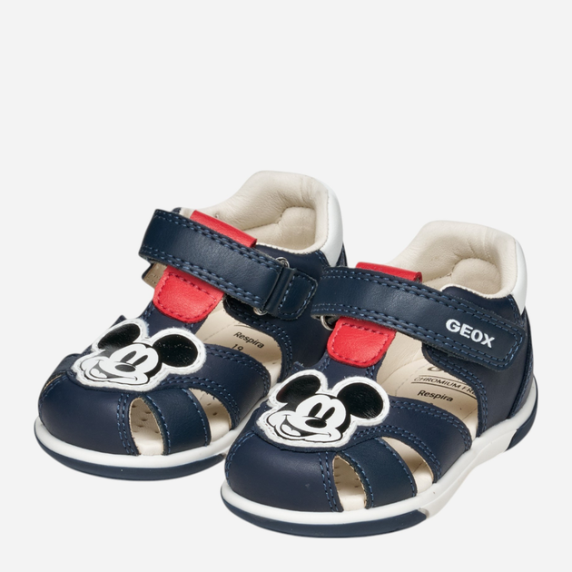Sandały chłopięce skórzane Geox B Sandal Zapito Boy B556ED08554-C0735 22 Granatowe (8058192265129) - obraz 5