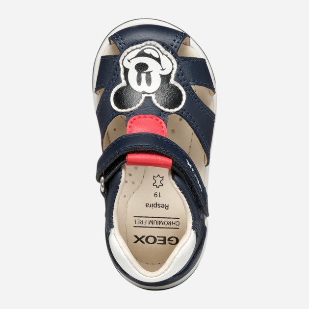 Sandały chłopięce skórzane Geox B Sandal Zapito Boy B556ED08554-C0735 21 Granatowe (8058192265112) - obraz 8