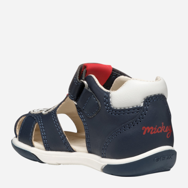 Sandały chłopięce skórzane Geox B Sandal Zapito Boy B556ED08554-C0735 26 Granatowe (8058192265167) - obraz 6