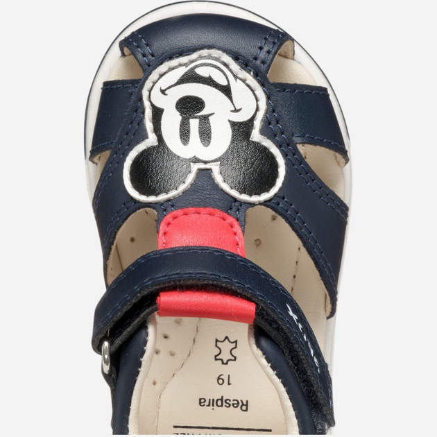 Sandały chłopięce skórzane Geox B Sandal Zapito Boy B556ED08554-C0735 23 Granatowe (8058192265136) - obraz 10