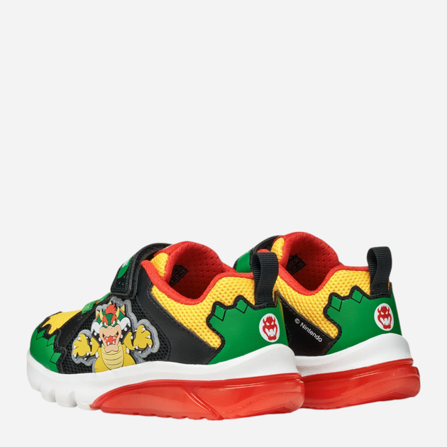Sneakersy chłopięce na rzepy Geox J Ciberdron Boy J55LBE01454-C3221 32 Wielobarwne (8058192253812) - obraz 4