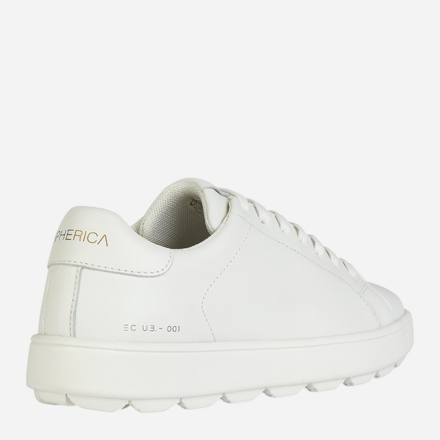 Sneakersy damskie Geox D Spherica Ecub-1 D45WEB00085-C1000 38 Białe (8056206498204) - obraz 5