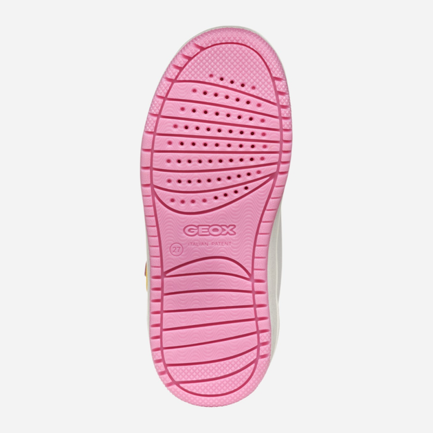 Дитячі кеди для дівчинки Geox J Washiba Girl J55HXA0BCEW-C8F2V 29 Рожеві (8058192231940) - зображення 9